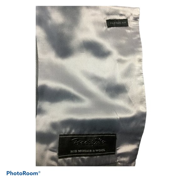 Zara Man 38 Mohair Wool Classic Fit Marzotto Gray sport coat jacket - Picture 6 of 7